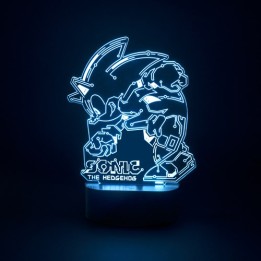 ERIK. SONIC LAMPADA LED DA TAVOLO SONIC THE HEDGEHOG SPEED CIRCUIT