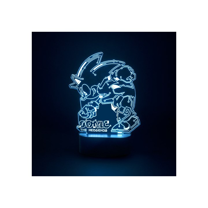 ERIK. SONIC LAMPADA LED DA TAVOLO SONIC THE HEDGEHOG SPEED CIRCUIT