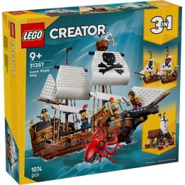 LEGO 31387 CREATOR - Iconica nave da pirata