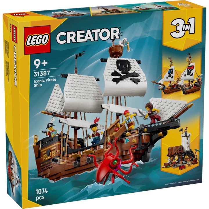 LEGO 31387 CREATOR - Iconica nave da pirata