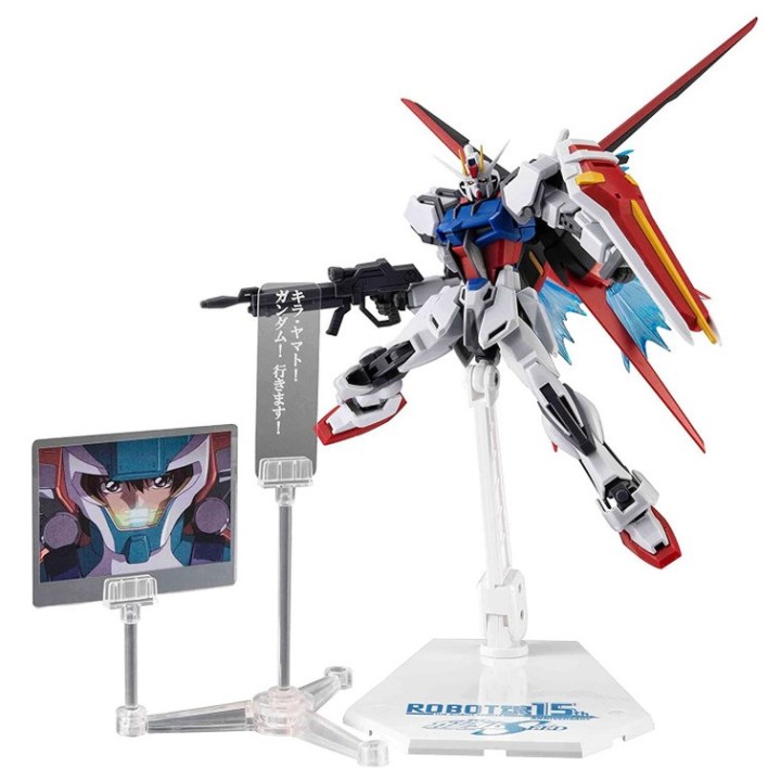 BANDAI - THE ROBOT SPIRITS SIDE MS GAT X105 AQM E X01 AILE STRIKE GUNDAM V ANIME ROBOT SPIRITS 15TH ANNIVERSARY