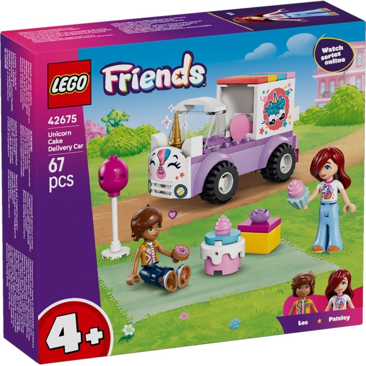 LEGO 42675 Friends - Auto-unicorno per la consegna di torte