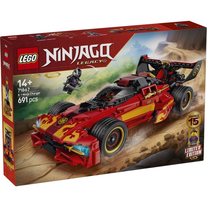 LEGO 71867 NINJAGO - Super-bolide Ninja X-1 - 15° Anniversario