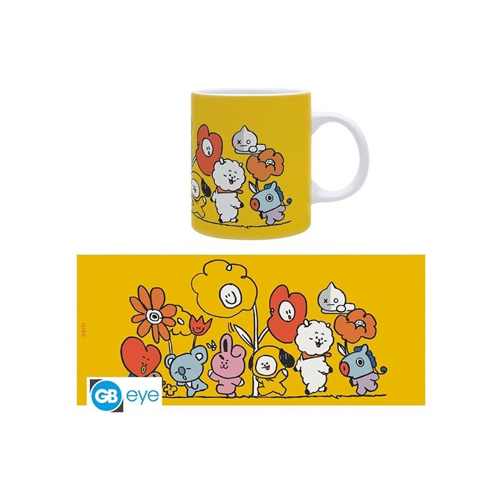 ABYSTYLE BT21 - Tazza 320ml : "Flowers"
