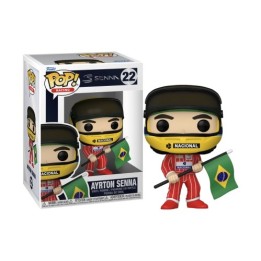 FUNKO POP Racing - 22 Ayrton Senna With Brazilian Flag 9cm