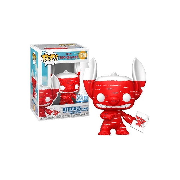 FUNKO POP Disney: Lilo & Stitch - 1760 Stitch With Mood Chart (Exclus.