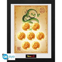 ABYSTYLE DRAGON BALL - Poster Incorniciato: DBZ/"Dragon Balls" (30x40)