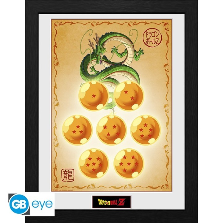ABYSTYLE DRAGON BALL - Poster Incorniciato: DBZ/"Dragon Balls" (30x40)