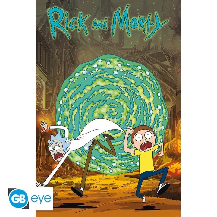 ABYSTYLE RICK E MORTY - Poster grande: "Portale" (91.5x61cm)