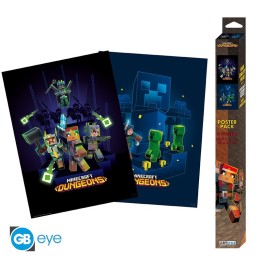 ABYSTYLE MINECRAFT - Set 2 Poster: "Dungeons" (52x38)