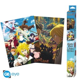 ABYSTYLE THE SEVEN DEADLY SINS - Set 2 Poster piccoli: "Series 1" (52x38)
