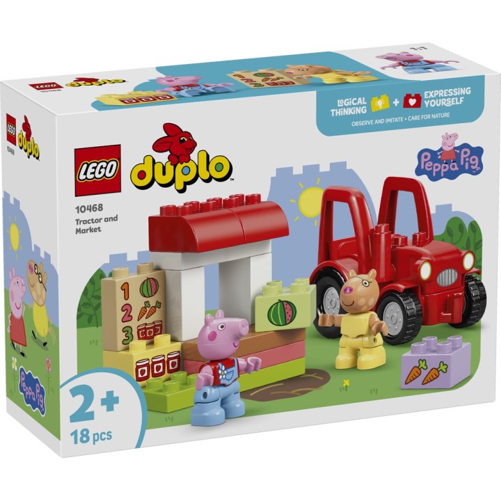 LEGO 10468 DUPLO - Peppa Pig -Trattore e mercato