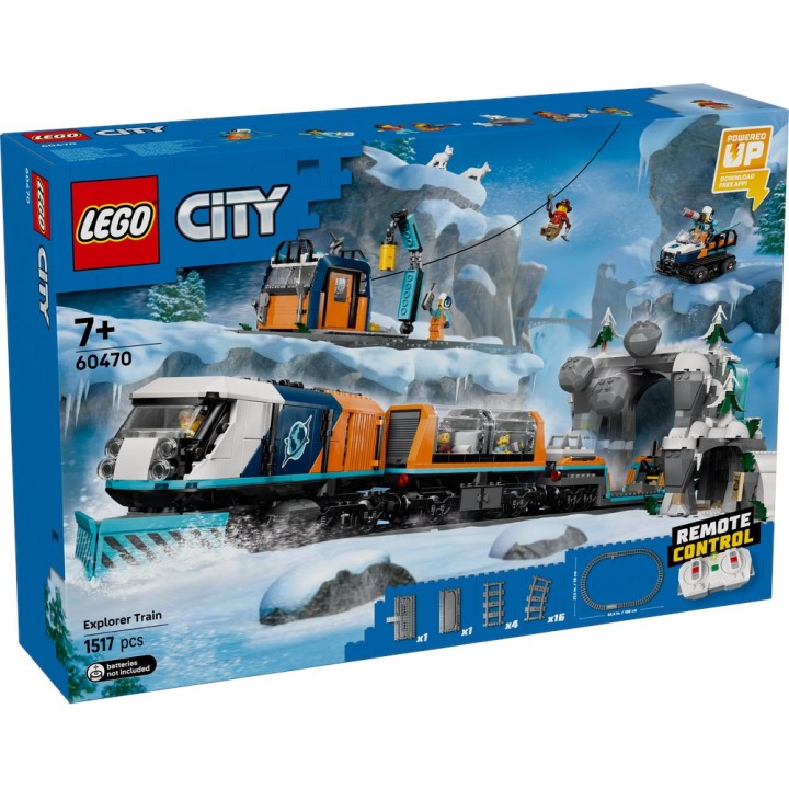 LEGO 60470 CITY - Treno espresso artico degli esploratori