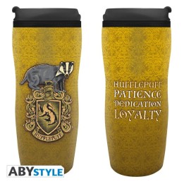 ABYSTYLE HARRY POTTER - Tazza da viaggio isotermica : "Hufflepuff"