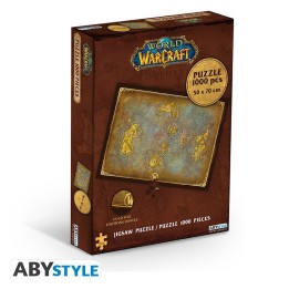 ABYSTYLE WORLD OF WARCRAFT - Puzzle 1000 pezzi : "Azeroth's" Map