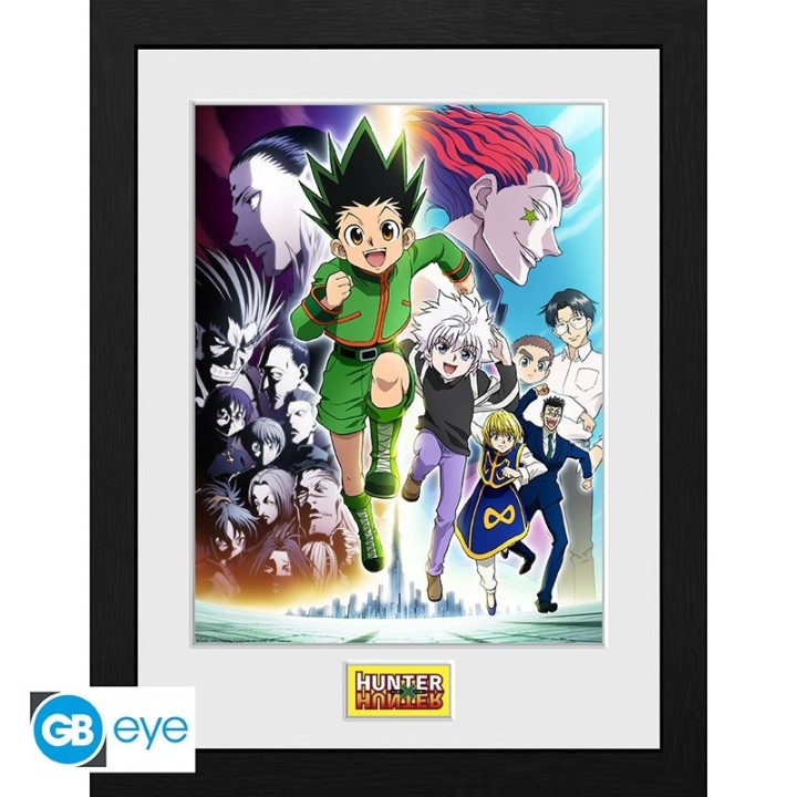ABYSTYLE HUNTER X HUNTER - Poster Incorniciato: "Key Art Running" (30x40)