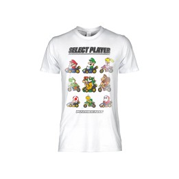 NINTENTO - T-shirt Super Mario Kart 09-11 anni bianca