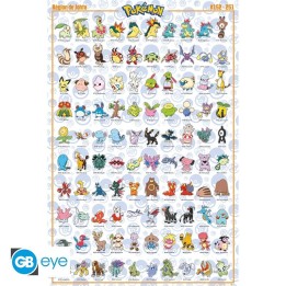 ABYSTYLE POKEMON - Poster grande: "Johto French" (91.5x61)