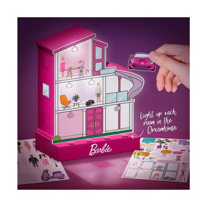 PALADONE BARBIE - LAMPADA: DREMHOUSE CON STICKERS