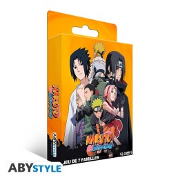 ABYSTYLE NARUTO SHIPPUDEN - Carte da gioco: "Happy Families - Naruto Shippuden"