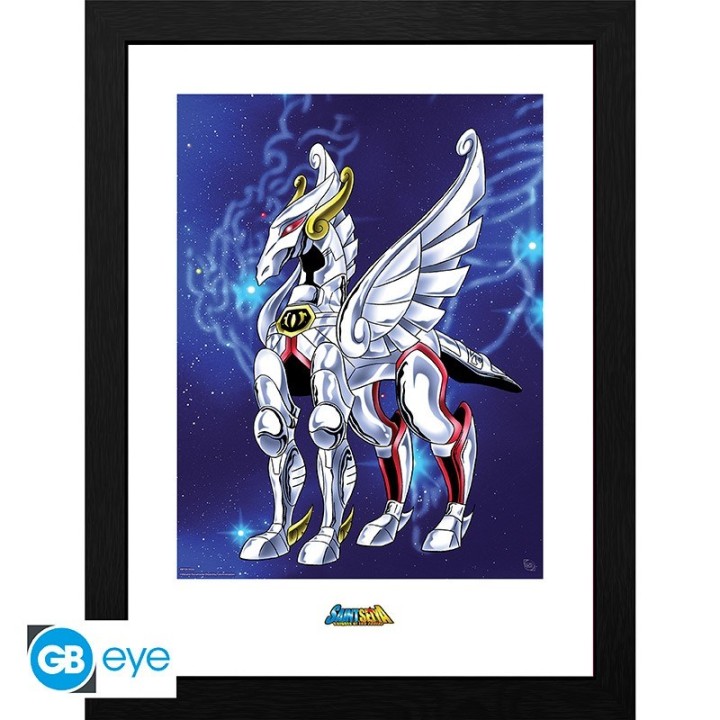 ABYSTYLE SAINT SEIYA - Poster incorniciato "Pegasus cloth" (30x40)