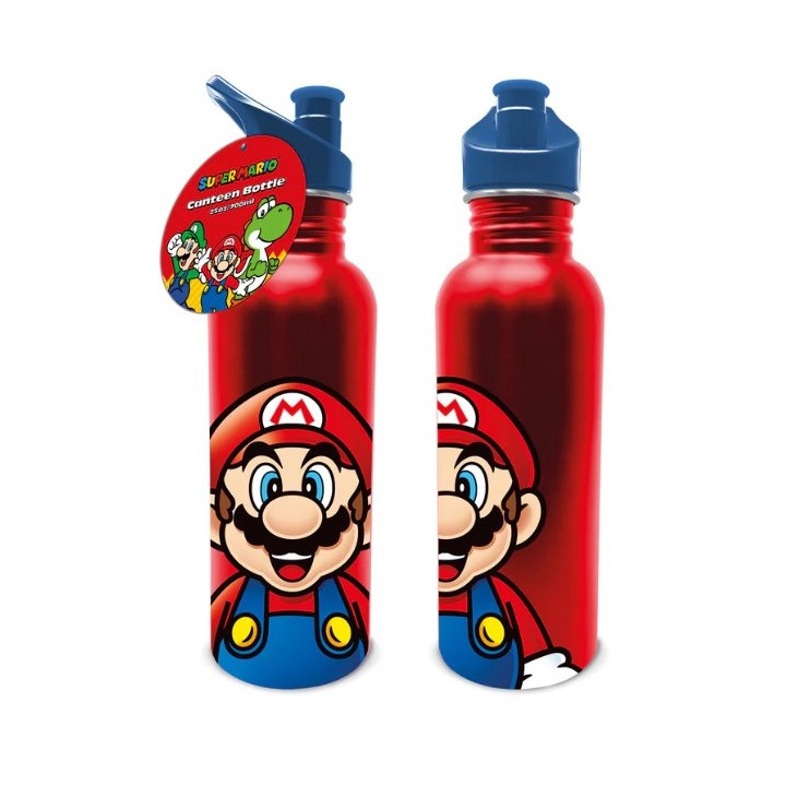 PYRAMID SUPER MARIO (MARIO) METAL CANTEEN DRINKS BOTTLE