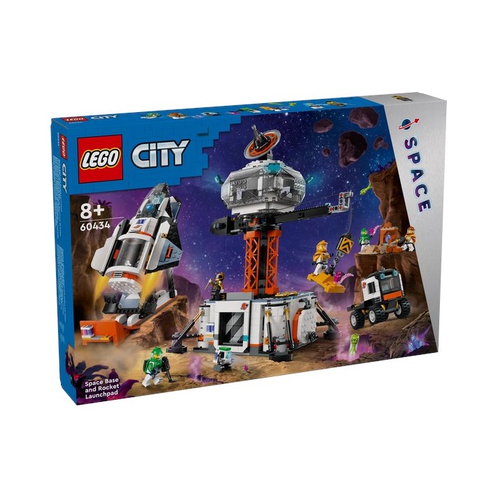 LEGO 60434 CITY - Base spaziale e piattaforma di lancio