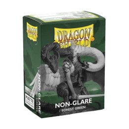 DRAGON SHIELD Matte Standard - Non-Glare Forest Green (100 Sleeves)