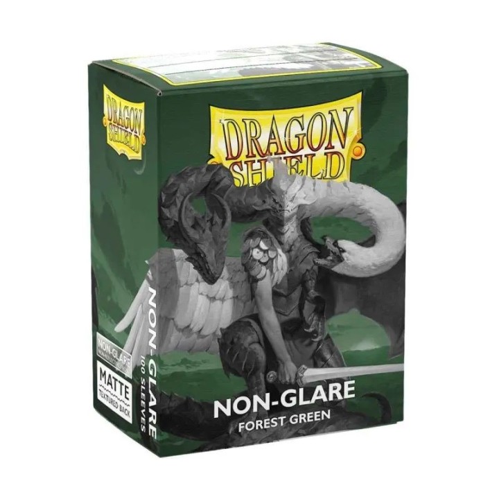 DRAGON SHIELD Matte Standard - Non-Glare Forest Green (100 Sleeves)