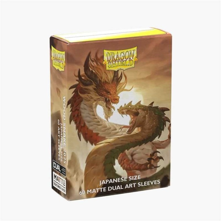 DRAGON SHIELD Japanese Small Brushed Art Sleeves - Wood Snake 2025 (60 Sleeves)