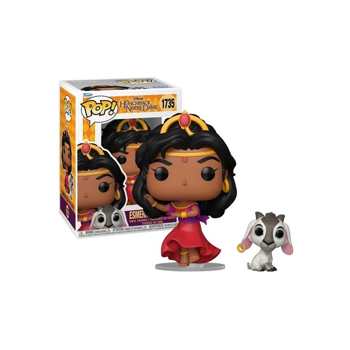 FUNKO POP Disney: The Hunchback of Notre Dame - 1735 Esmeralda & Djali 9cm