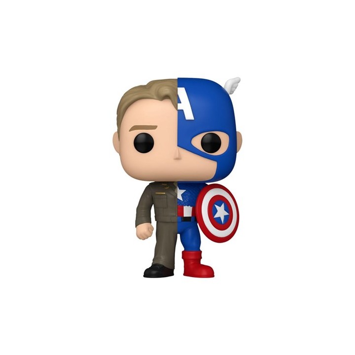 FUNKO POP Marvel: Split- Captain A/Steve R 9 cm