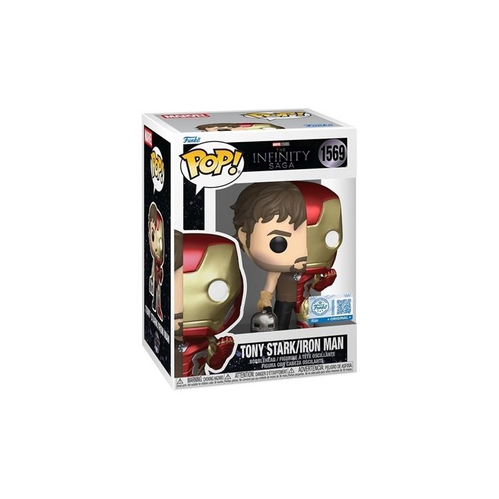 FUNKO POP Marvel: The Infinity Saga Iron Man - 1569 Tony Stark/Iron Man (Exclusive) 9cm