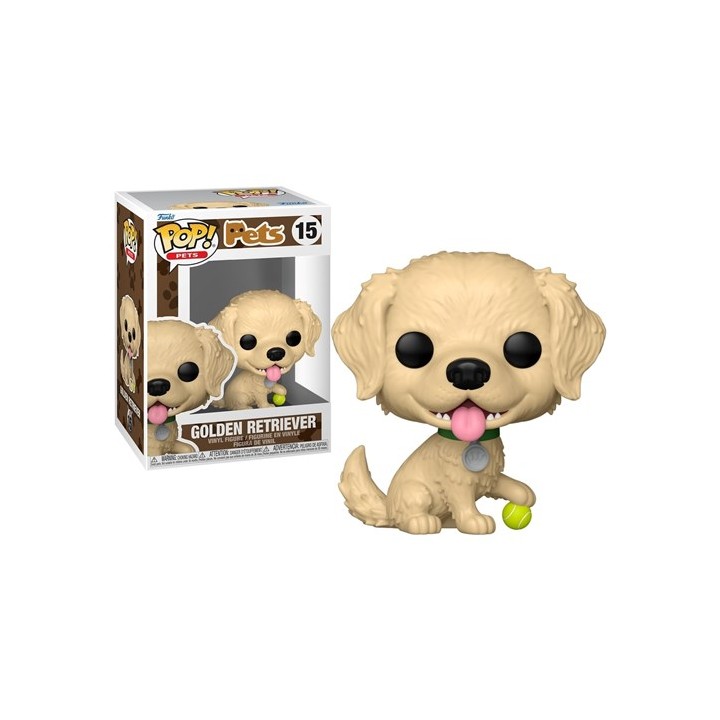 FUNKO POP Pets: Pets - 15 Golden Retriever 9cm