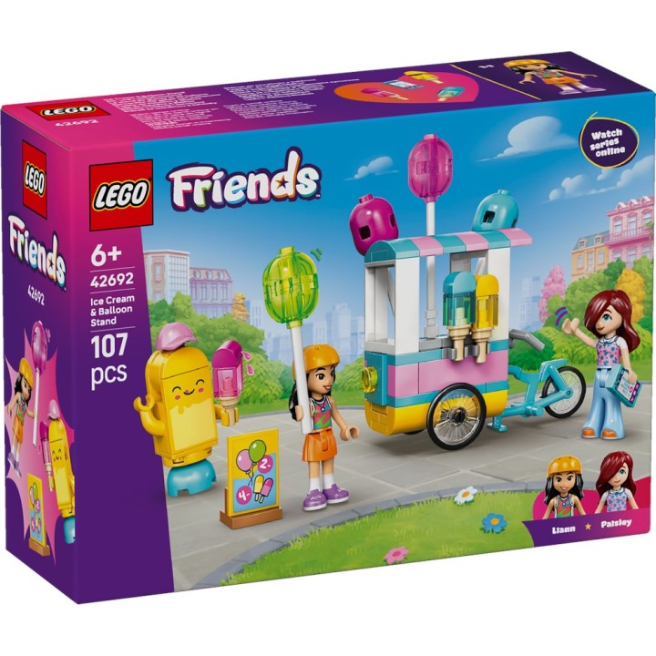LEGO 42692 Friends - Bancarella dei gelati con palloncini