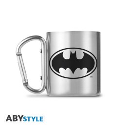 ABYSTYLE DC COMICS - Tazza con moschettone in acciaio 235 ml: Batman