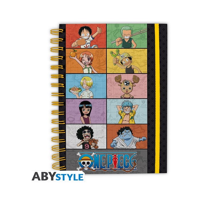 ABYSTYLE - ONE PIECE - Notebook A5 Spiral "Young Straw Hat Crew"