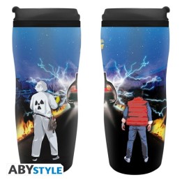 ABYSTYLE BACK TO THE FUTURE - Tazza da viaggio: "Doc & Marty"
