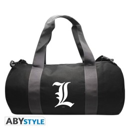 ABYSTYLE DEATH NOTE - Borsa da Palestra "L Symbol" - Grey/Black