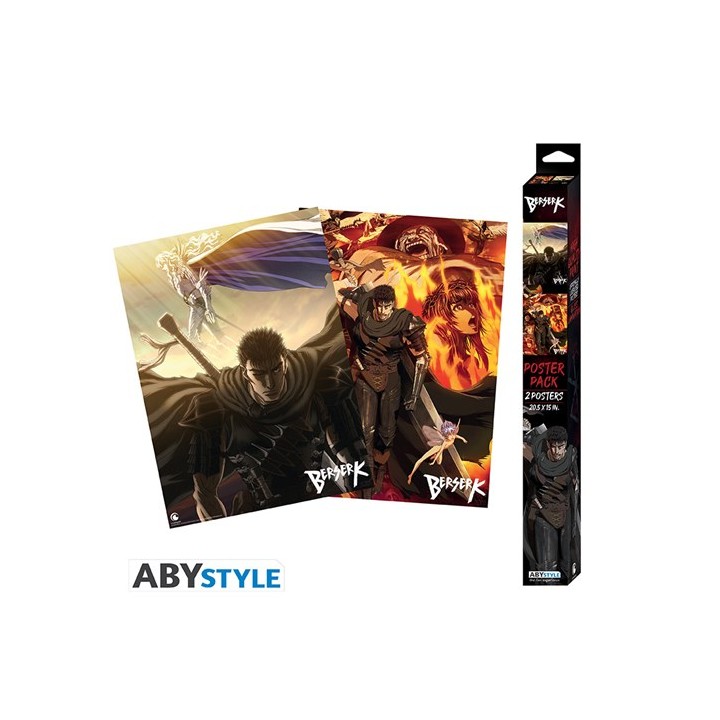 ABYSTYLE BERSERK - Set 2 Poster: "Artworks" (52x38)