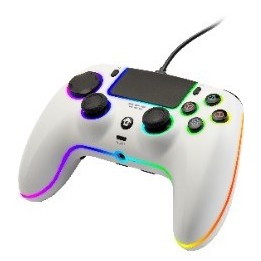 QUBICK WIRED CONTROLLER RGB WHITE (PS5)