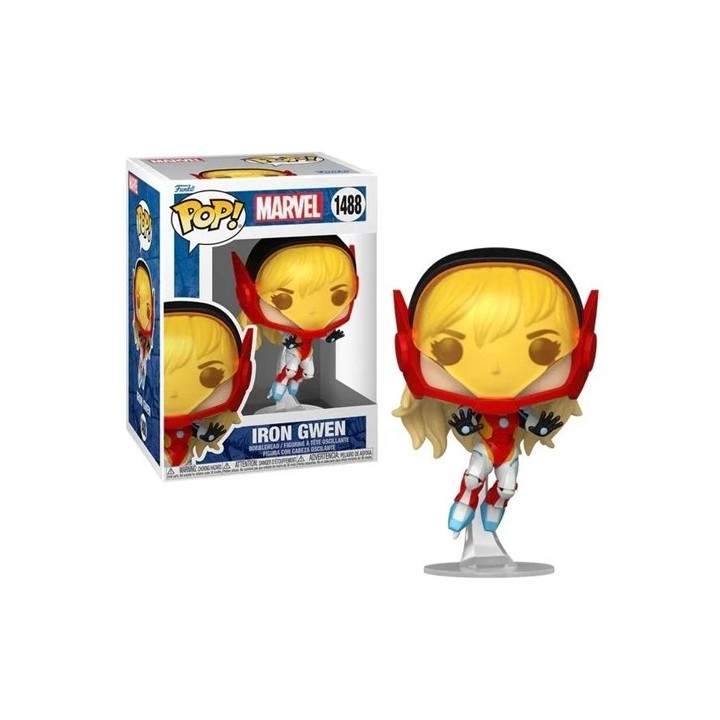 FUNKO POP Marvel: Spider Gwen Gwenverse- Iron Gwen 9 cm