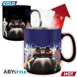 ABYSTYLE BACK TO THE FUTURE - Tazza termosensibile 460 ml: "Time Mach.