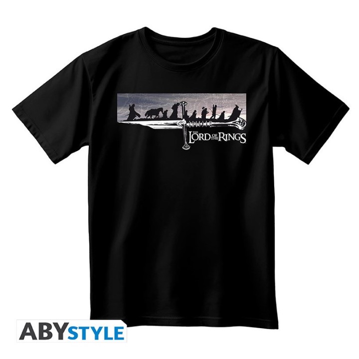 LORD OF THE RINGS - Tshirt unisex black - The Fellowship - Medium - Unisex T-shirts