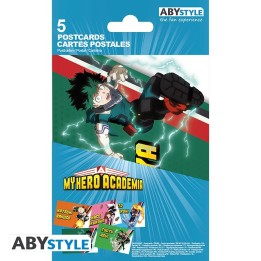 ABYSTYLE MY HERO ACADEMIA -Set Cartoline 1 x5 (14,8x10,5)