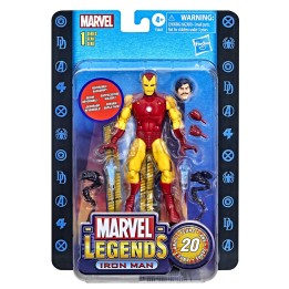 HASBRO MARVEL LEGENDS FIGURE 20TH ANNIVERSARY - IRON MAN 15 CM