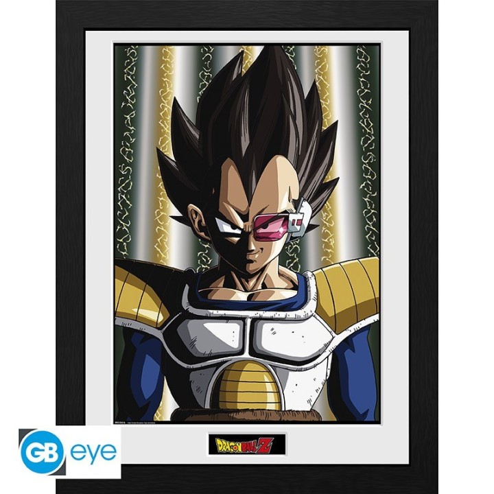 ABYSTYLE DRAGON BALL - Poster Incorniciato: DBZ/"Vegeta" (30x40)