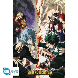ABYSTYLE MY HERO ACADEMIA - Poster grande: "Heroes VS. Villains" (91.5x61)