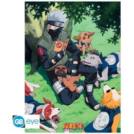 ABYSTYLE NARUTO - POSTER " Kakashi e i cani " (52x38Cm)