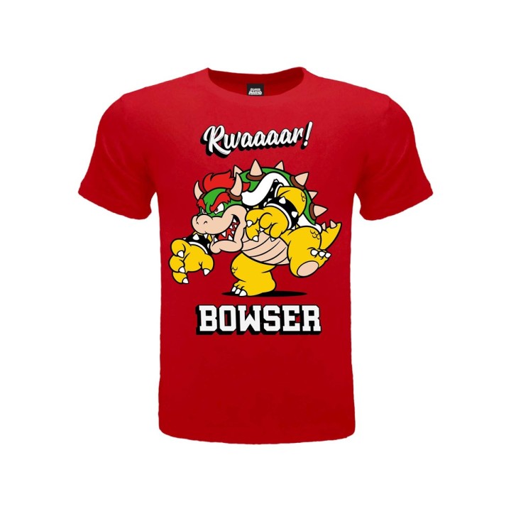 NINTENDO SUPER MARIO BOWSER T-shirt 9/11 red